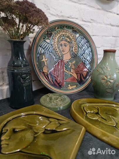Керамика лксф, тарелка, пано, вазочка