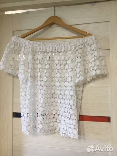Блуза кружево 46-48