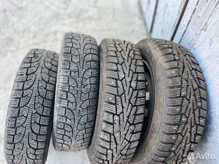 Комплект зимней резины на штамп дисках 155/70 R13