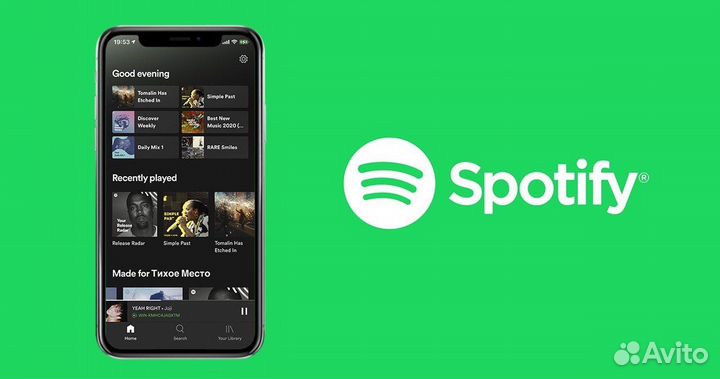 Подписка spotify 2023/3 месяцa