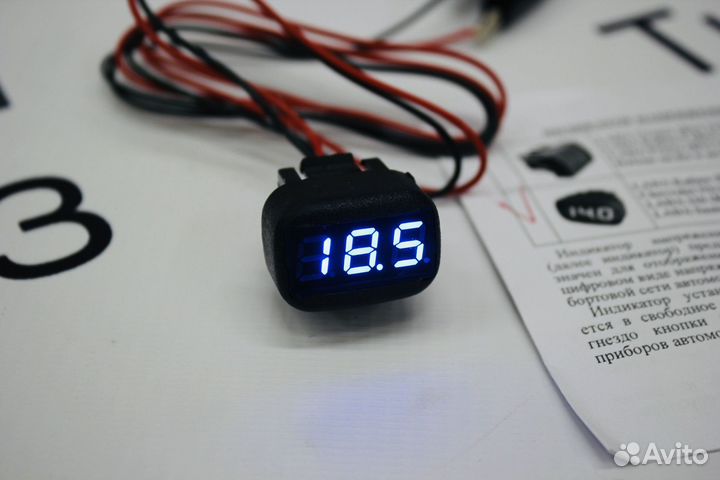 Вольтметр индикатор напряжения 2112 2114 калина