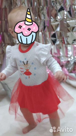 Платье для девочки 74 см
