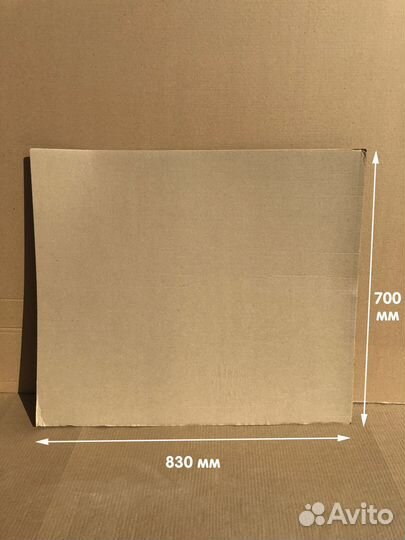 Микрогофрокартон бурый в листах