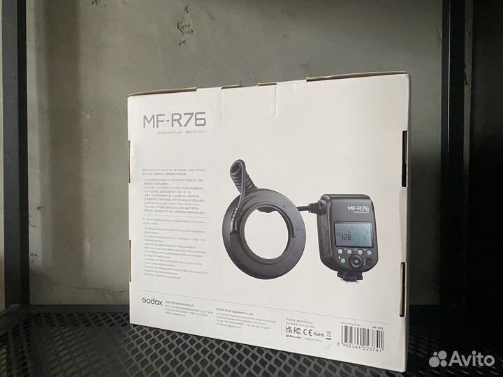 Вспышка Godox MF-R76 кольцевая