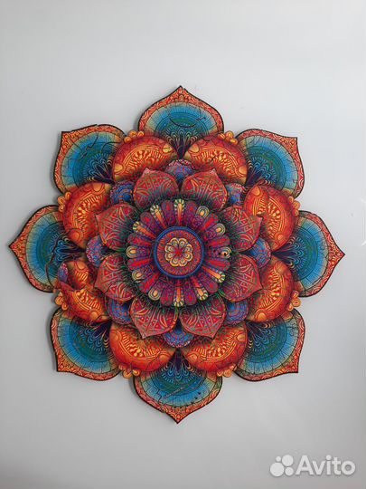 Деревянный пазл мандала магия Гармонии