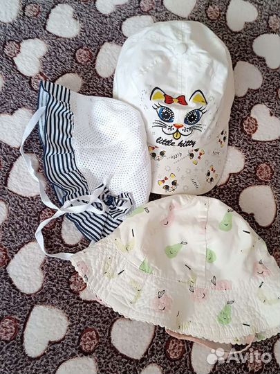 Детские шапочки пакетом. 50-52