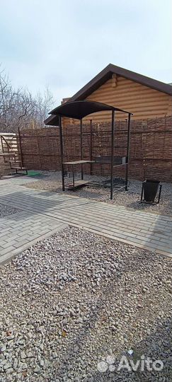 Уютные беседки с мангалом и горячей купелью