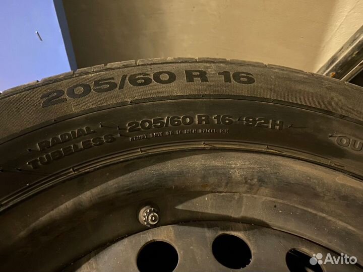 Колеса Летние Continental 205/60 R16