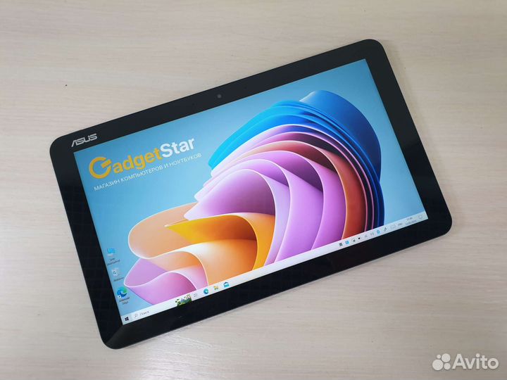 Тонкий Ноутбук-трансформер Asus, SSD M2, IPS FHD