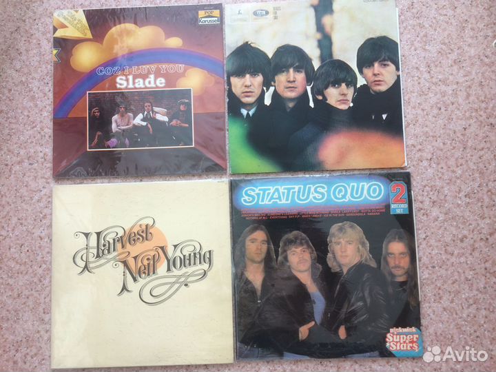 Виниловые пластинки Beatles и другие