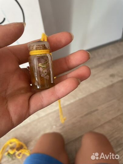 Украшение колбочки с травами