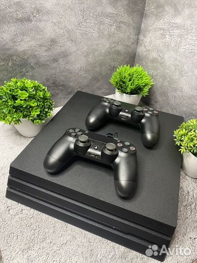 Sony PS4 pro+ 2 джоя+ 70игр