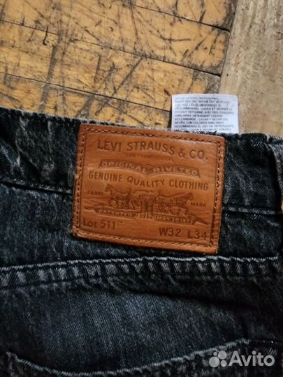 Levi's 511 джинсы W32 L34