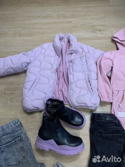Вещи пакетом для девочки 122 р