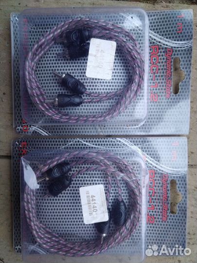 Провод переходник 2 RCA-2RCA