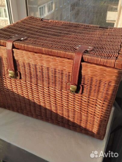 Сундук плетеный