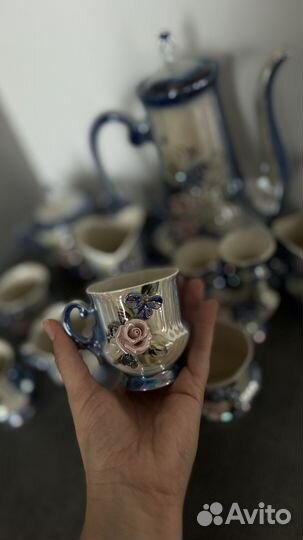 Сервиз кофейный чайный набор новый