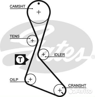 Ремень грм к/кт