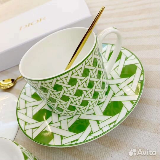 Christian dior Cannage Provence чайная пара