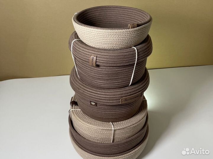 Корзина для хранения с крышкой