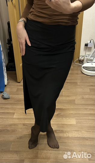 Юбка карандаш с разрезом