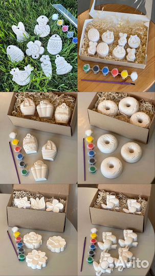 Фигурки из гипса для раскрашивания