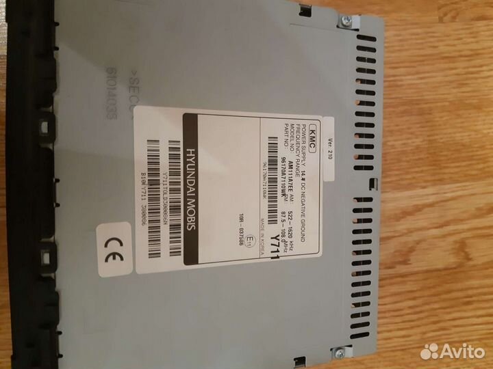 Автомагнитола штатная с kia cerato 2013