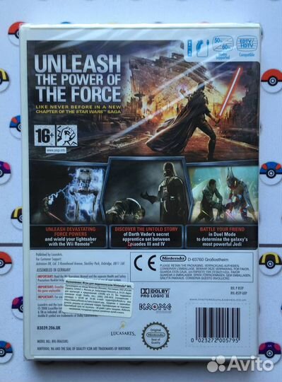 Star Wars The Force Unleashed Nintendo Wii Новый