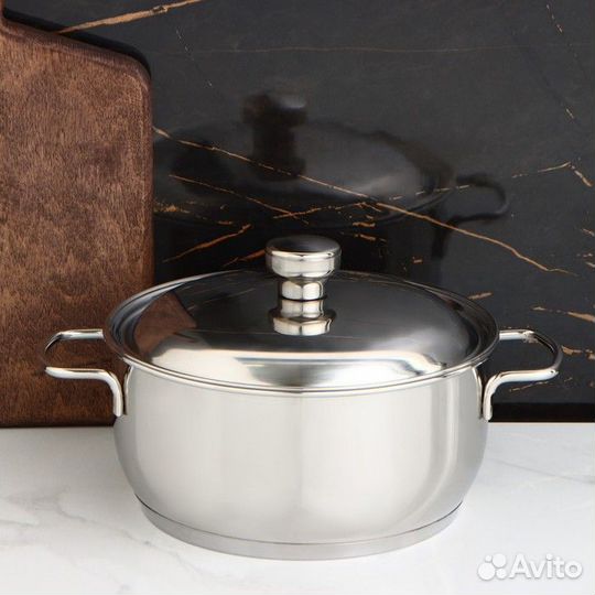 Кастрюля «Классика-прима», 2,5 л, d20 см, капсульн