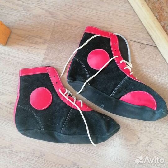 Борцовки кожаные
