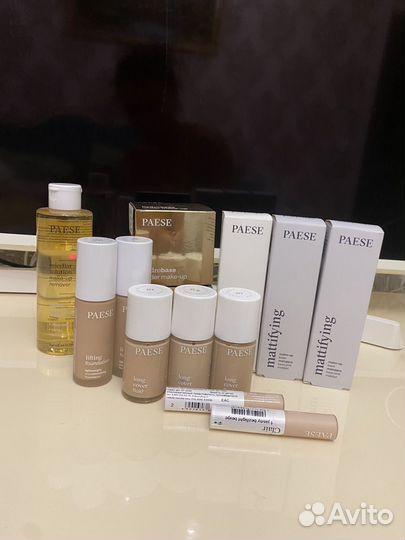 Тональный, база, консилер paese