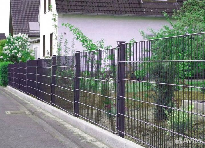 Заборы из 2D сетки под ключ