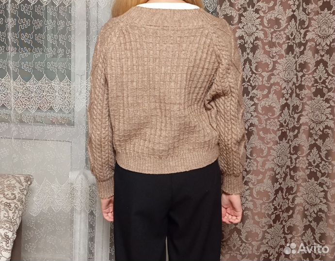 Кофта кардиган для девочки подростка, на рост 158