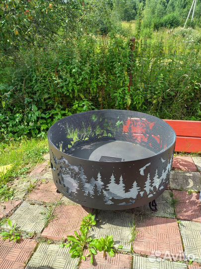 Металлическое кострище