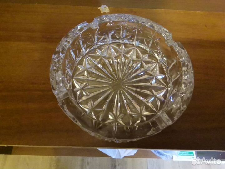 Хрустальная пепельница