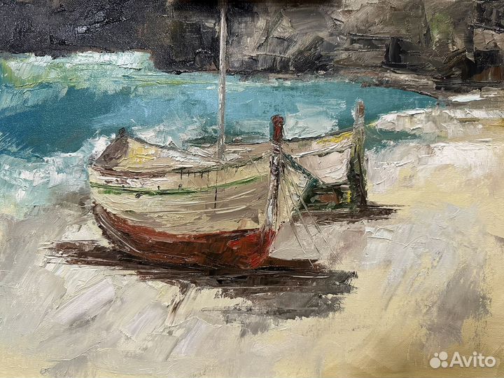 Бронь. Картина маслом. Холст на картоне 30/40