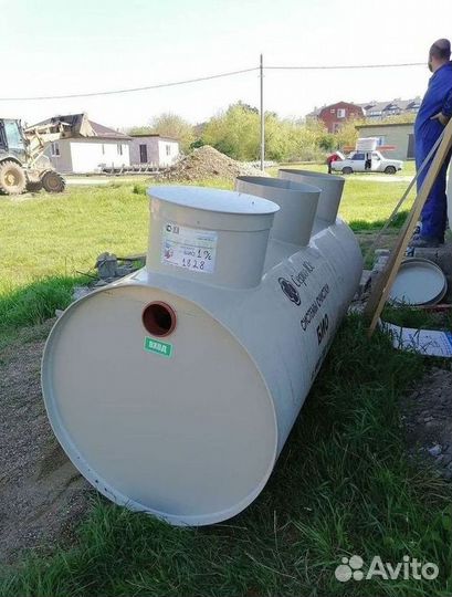 Установка канализации септик под ключ