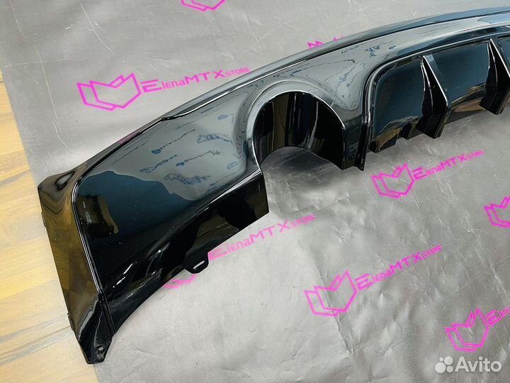 Диффузор BMW F22 MP 1x1 черный глянец