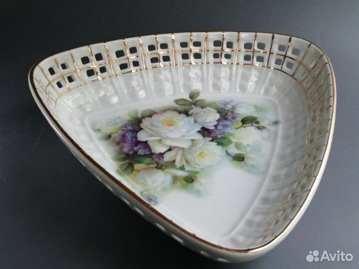 Ваза Фруктовница Салатник Англия LanSwel фарфор