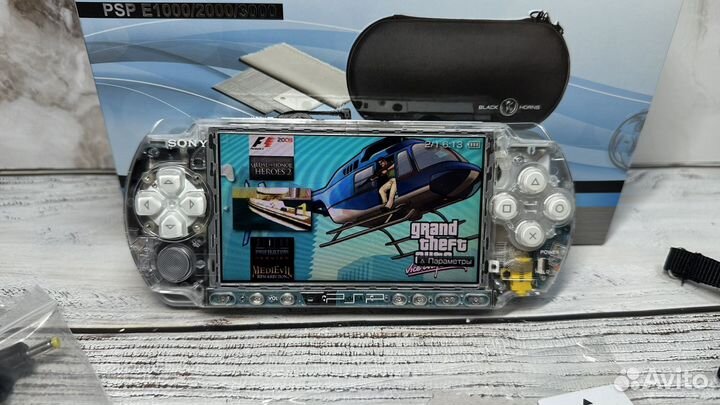 Игровая приставка sony psp 3006 64gb+80 игр