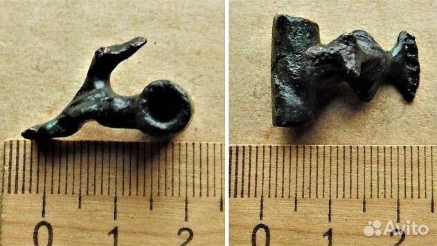 Амулет оберег привеска птица Кобань 7-8 век до н
