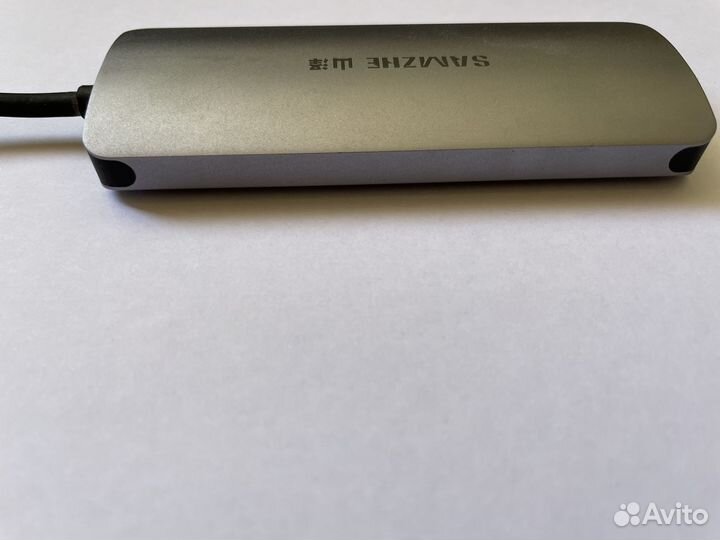 Хаб (док станция) USB-C RJ-45 1 Гбит/с