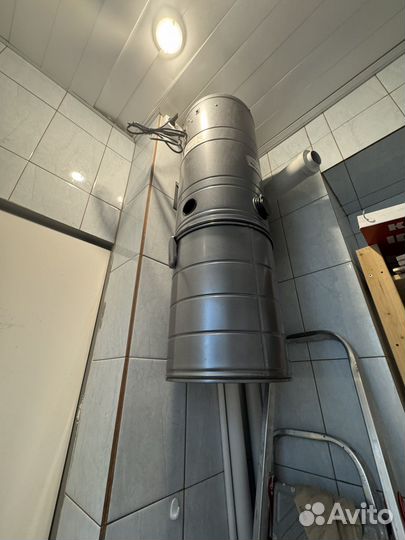 Встроенный пылесос для барбершопа, парикмахерской