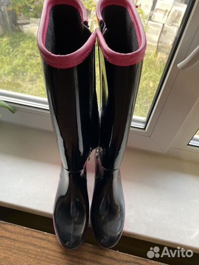 Сапоги резиновые на меху