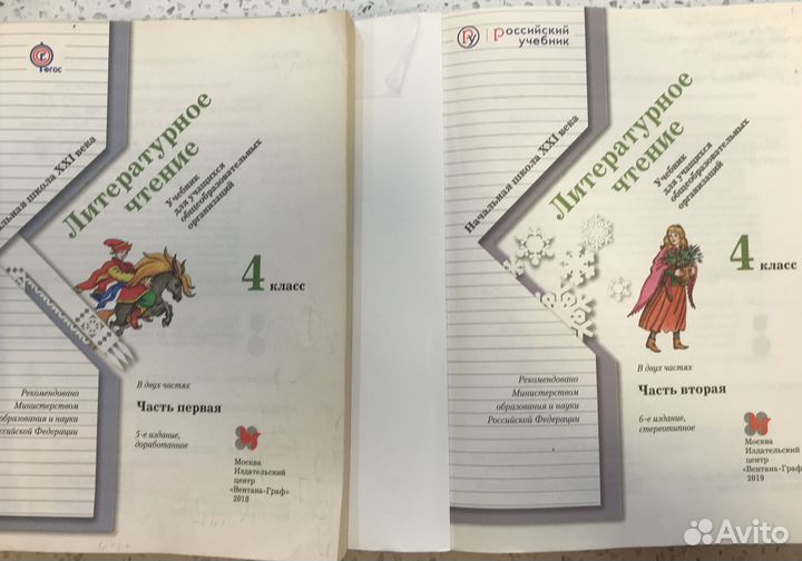 Литературное чтение Ефросинина Л.А. 4 класс