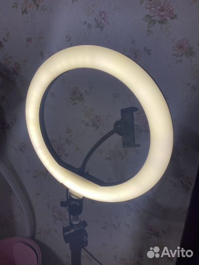 Кольцевая лампа со штативом 26см