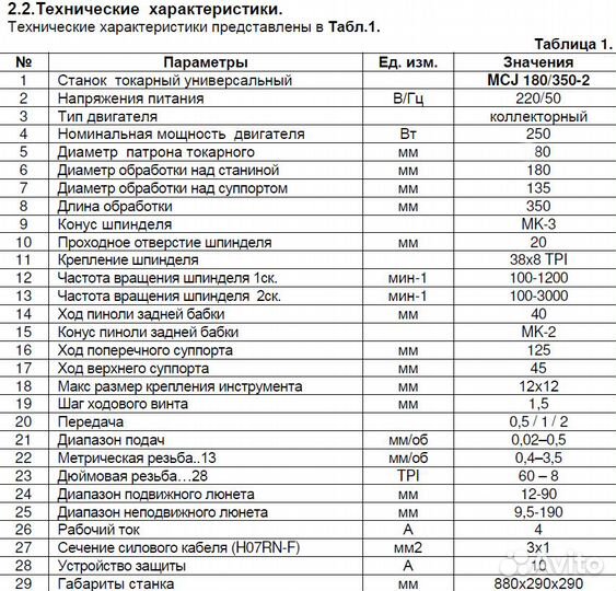 Настольный токарный станок MCJ 180/350-2