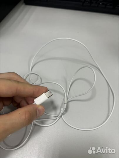 Наушники apple проводные type c