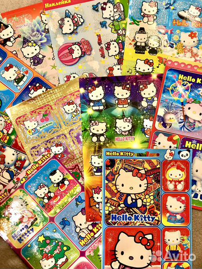 Наклейки и календарики из детства 2000-х годов