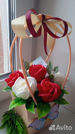 Мыльные розы букеты